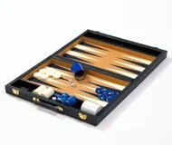 Cork Backgammon Set in Blue by Crisloid