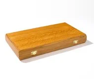 Oak Tree with Double Wedges Backgammon Set by Neroulia