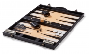 Leather Backgammon Board in Black (1)