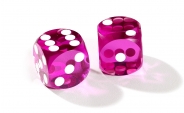 Purple Backgammon Precision Dice (2)