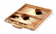 Oak Wood Backgammon Set (4)