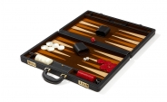 Attache Backgammon Set with Coffee Velour Field (4)