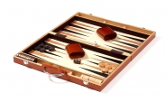 Burl Camphor Wood Backgammon Set (4)