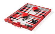 red backgammon set (open)